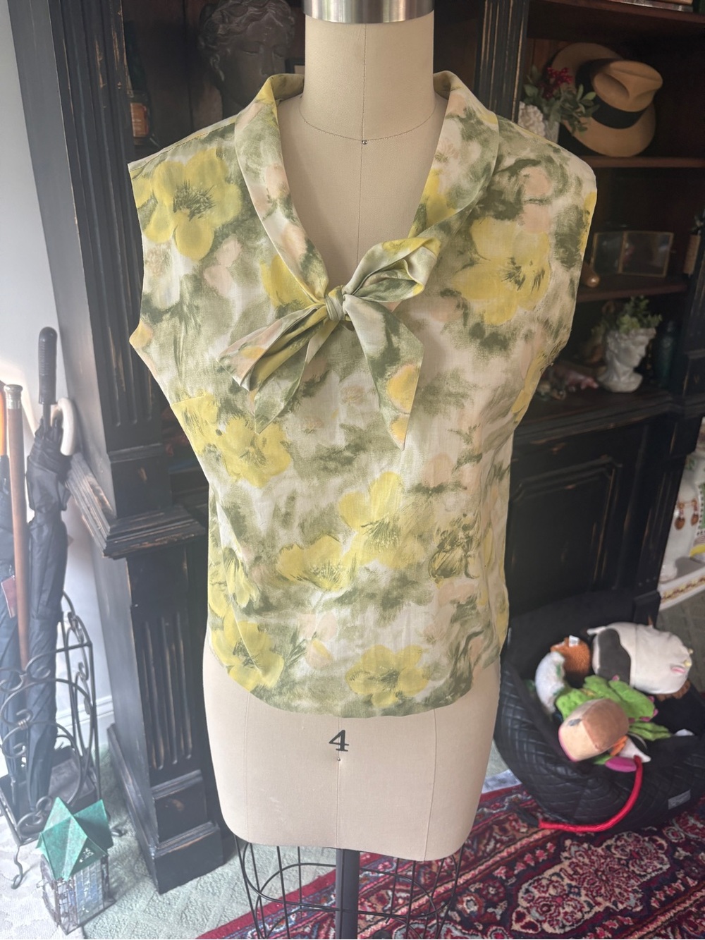 Vintage Floral Blouse